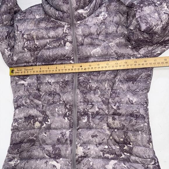 Lululemon Pack It Down Jacket Women's Purple Full Zip Hooded Goose Down Size 2 - Picture 4 of 12